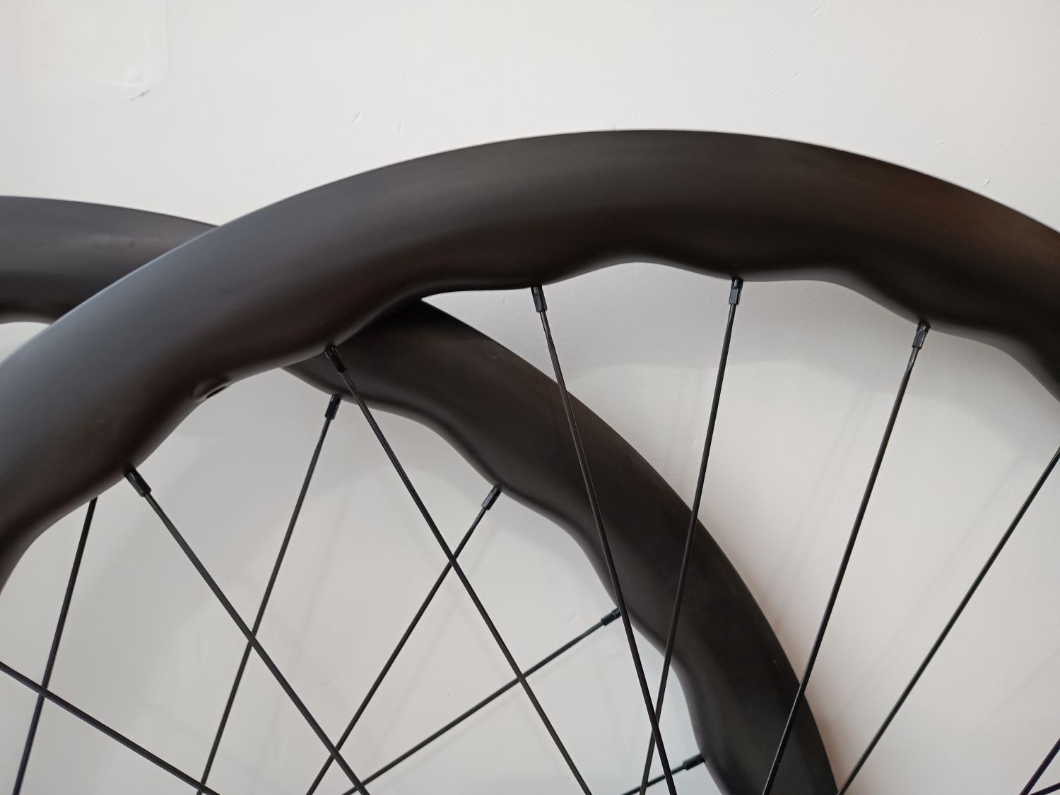 Wielset Disc Carbon Race Wave 40/45mm hoog 21mm inwendig lichtgewicht - Afbeelding 3
