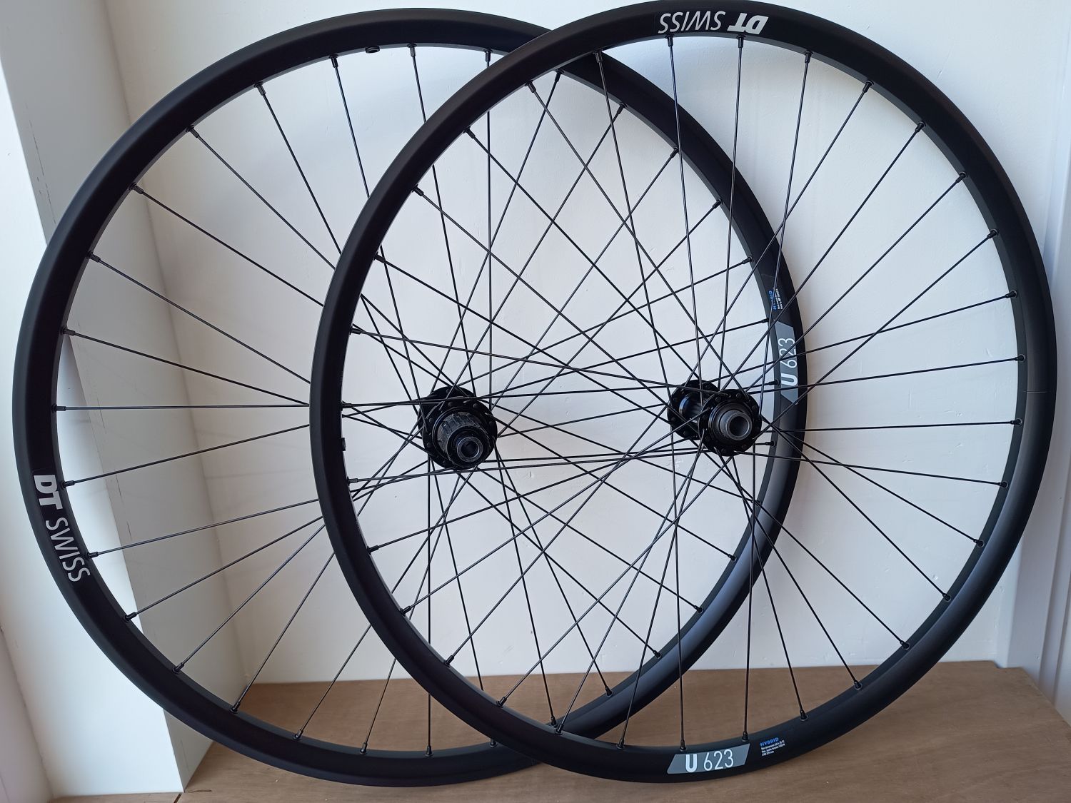 Wielset E-Bike met Shimano naven en DT Swiss velgen